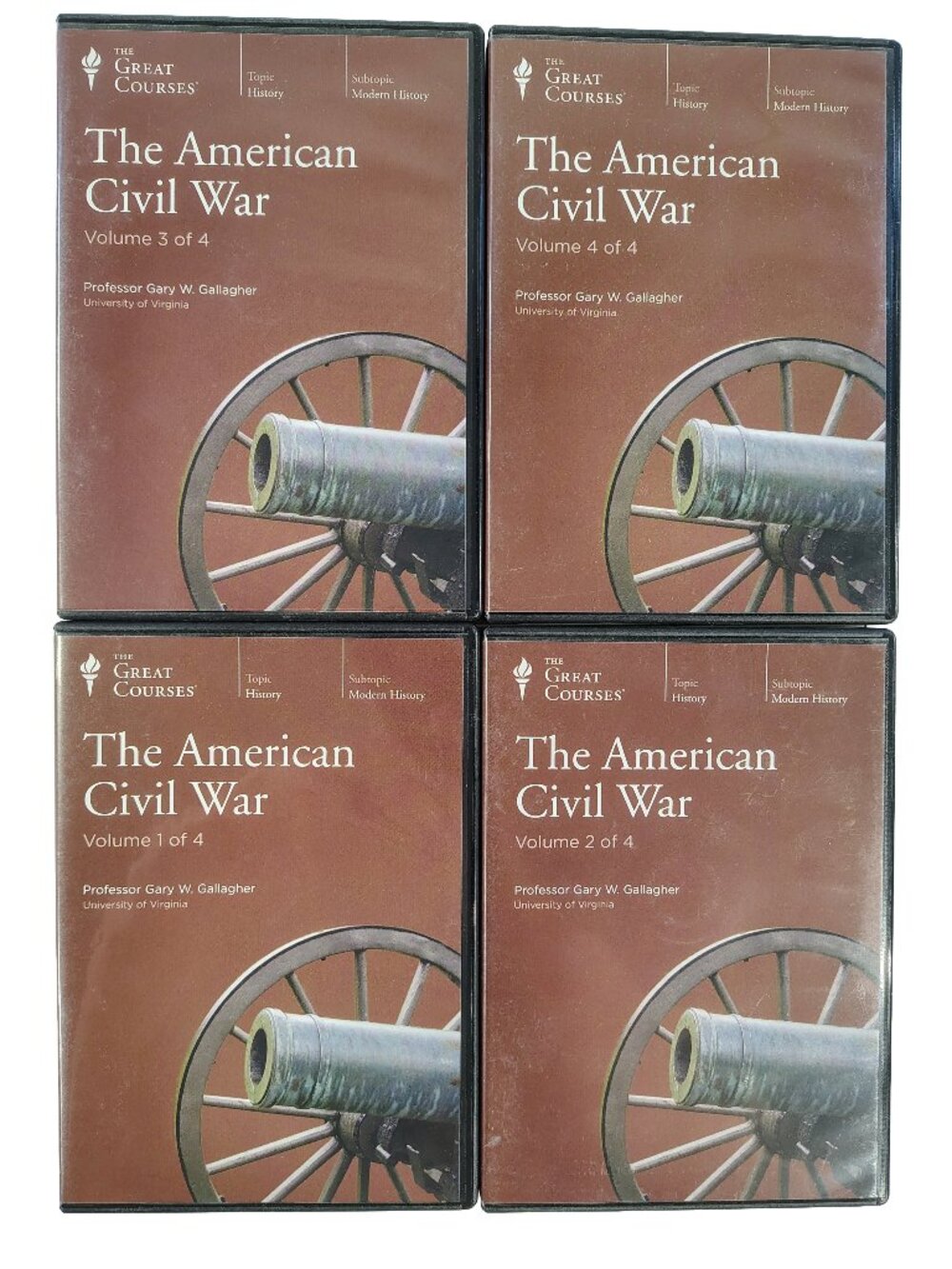 (2000) The American Civil War Part 1-4 University Of Virgina Learning DVDs